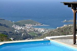 The Pool Garden House with a fantastic sea and sunset view Kea Greece