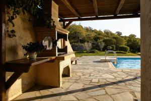 The Pool Garden House with a fantastic sea and sunset view Kea Greece