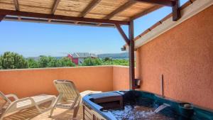 Wonderful villa Katarina with extra heated pool and jacuzzy sea view by WiiBuk