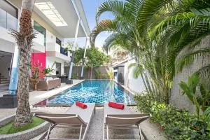 Chic Villa Kloua with Private Pool, 3BR, Close to BCIS - 查龙