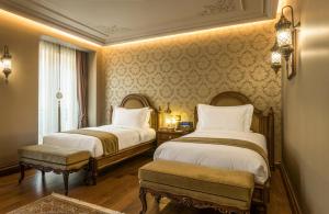 Deluxe Twin Room with Street View room in Ajwa Hotel Sultanahmet