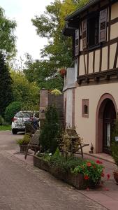 GITE AU PETIT RUISSEAU-Etage et combles-maison alsacienne 4 personnes 4 nuitées minimum