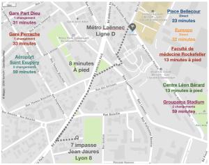 Appartements Lyon Urban Cocoon Gite urbain eco-responsable : photos des chambres