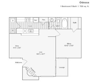 Apartment room in Modern Flat in the Heart of Midland!