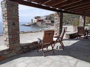 The Stone Beach House in the area of Kampi, Koundouros Kea Greece