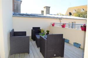 Appartements Appartement moderne avec terrasse a 500m de la mer : photos des chambres