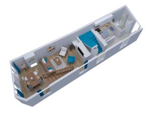 Appartements Freedom Grand Triplex lumineux decoration contemporaine - PLEIN CENTRE HISTORIQUE BAYEUX - PARKING GRATUIT A PROXIMITE PROCHE COMMERCES RESTAURANTS - PLAGES DU DEBARQUEMENT : photos des chambres