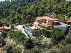 Absolute vacation luxury Villa Stratos near sea majestic view Skiathos Greece