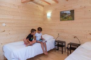 Les Lodges de la ViaRhona / cabane-spa : photos des chambres