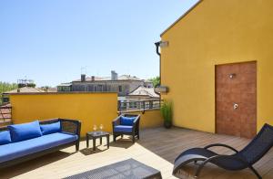Suite mit 1 Schlafzimmer mit Kingsize-Bett und Balkon