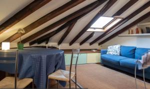 The attic of Milan with terrace city view