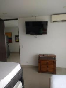 1C5 APARTAMENTO EN CARTAGENA CON BALCON Y VISTA AL MAR, AIRE ACONDICIONADO Y WIFi