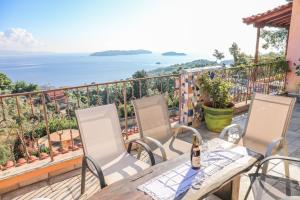 Absolute vacation luxury Villa Stratos near sea majestic view Skiathos Greece