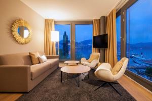 Suite - Lakeside room in Radisson Blu Hotel Lucerne