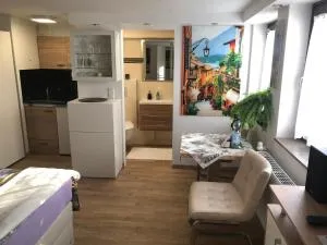 Ferienwohnung Apartment Dettum mit eigenem Bad, Kochnische und Wintergarten - Erkerode