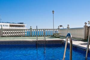 Stunning studio.Seaview with balcony and pool.