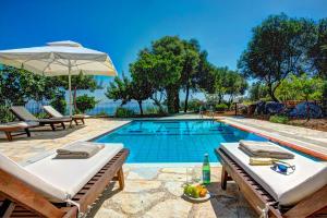 Perachori Villa Sleeps 6 Pool Air Con WiFi Ithaka Greece