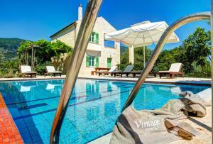 Perachori Villa Sleeps 6 Pool Air Con WiFi Ithaka Greece