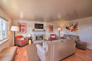 Family Retreat with Coastal Views, 2 Miles to Beach!