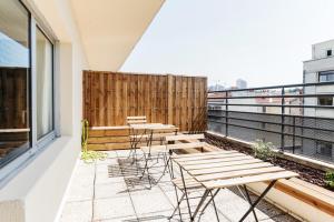 Appartements GuestReady - Modern Apartment w Private Balcony in Issy-les-Moulineaux : photos des chambres