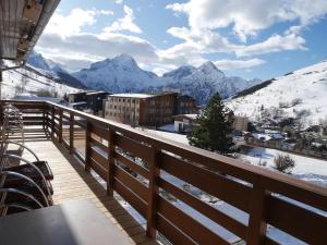 Appartements Ecrins 6 n°1 : vue sur piscine et telesiege. Ski in/out : photos des chambres