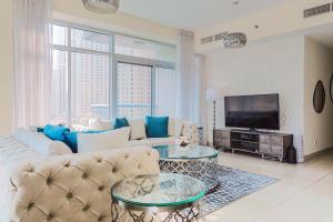 Nasma Luxury Stays - Pastel-Colored Apt With Jaw-Dropping Marina Views