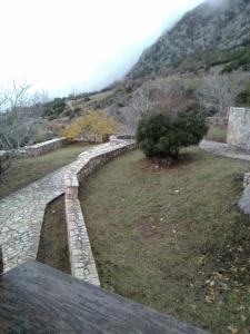 Red Stone House Parnassos Greece