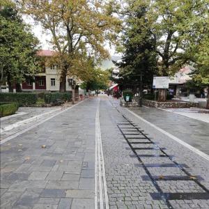 REST On The Pedestrian Street Achaia Greece