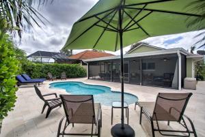 Quiet Naples Family Home with Pool and Lush Lanai Patio
