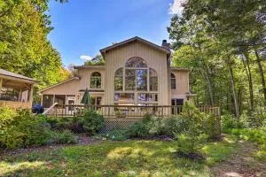 Pocono Lake Paradise with Private Beach and Dock! - Wagners Forest Park
