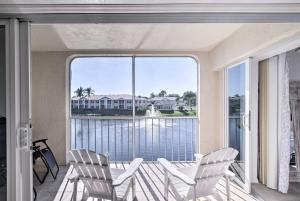 Naples Condo Balcony, Pool and Private Beach Access
