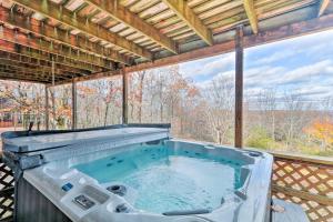 Holiday Home room in Lake Harmony Home with Hot Tub Deck and Forest Views!