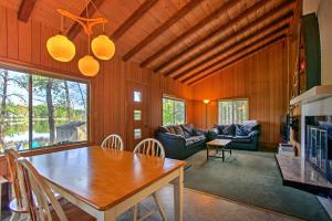 Lakefront Branch Cottage with Dock, Kayaks and Grill!