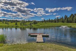 obrázek - Quiet Trego Resort Cabin with Lake, Pavilion and Trails