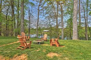 Dobson Farmhouse with Wraparound Porch and Fire Pit!