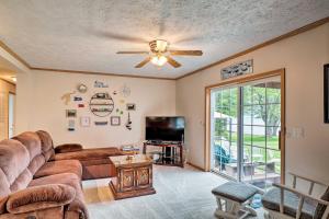 Lyndonville Home with Fire Pit, Screened Patio and AandC