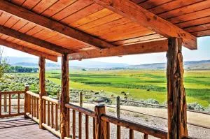 Remote Antimony Log Cabin with Green Meadow Views! - Bicknell