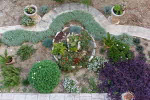 Courtyard seafront house