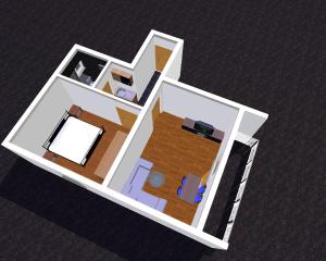Apartment with Balcony room in Apartments Barka