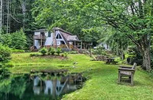 Serene Todd Getaway with Private Pond and Creek Views! - Fleetwood