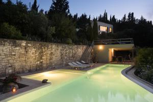 Geromonachos Villa Sleeps 14 with Pool Air Con and WiFi Paxoi Greece