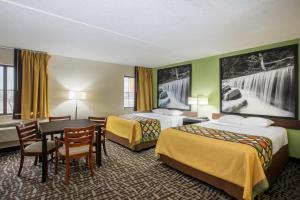 Superior Queen Room with Three Queen Beds - Non-Smoking room in Super 8 by Wyndham Wichita East