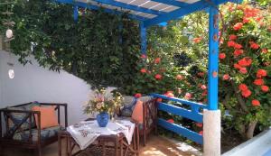 A Cretan house in the garden. Lasithi Greece