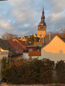 Apartmán Ferienhaus unterm Schiefen Turm Bad Frankenhausen Německo