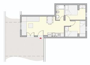 Apollo - Two Bedroom Apartment with Patio