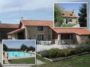 Villa Gites Chambre d hôtes avec piscine Dordogne 2-4-6-8-10 personnes - Javerlhac-et-la-Chapelle-Saint-Robert