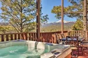 Lavish Ruidoso Condo with 2 Private Decks and Hot Tub! - Cloudcroft