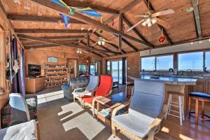 Oceanfront Sargent Beach Home with Dock!