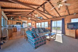Oceanfront Sargent Beach Home with Dock!