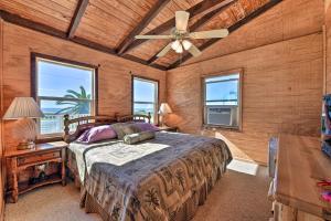 Oceanfront Sargent Beach Home with Dock!